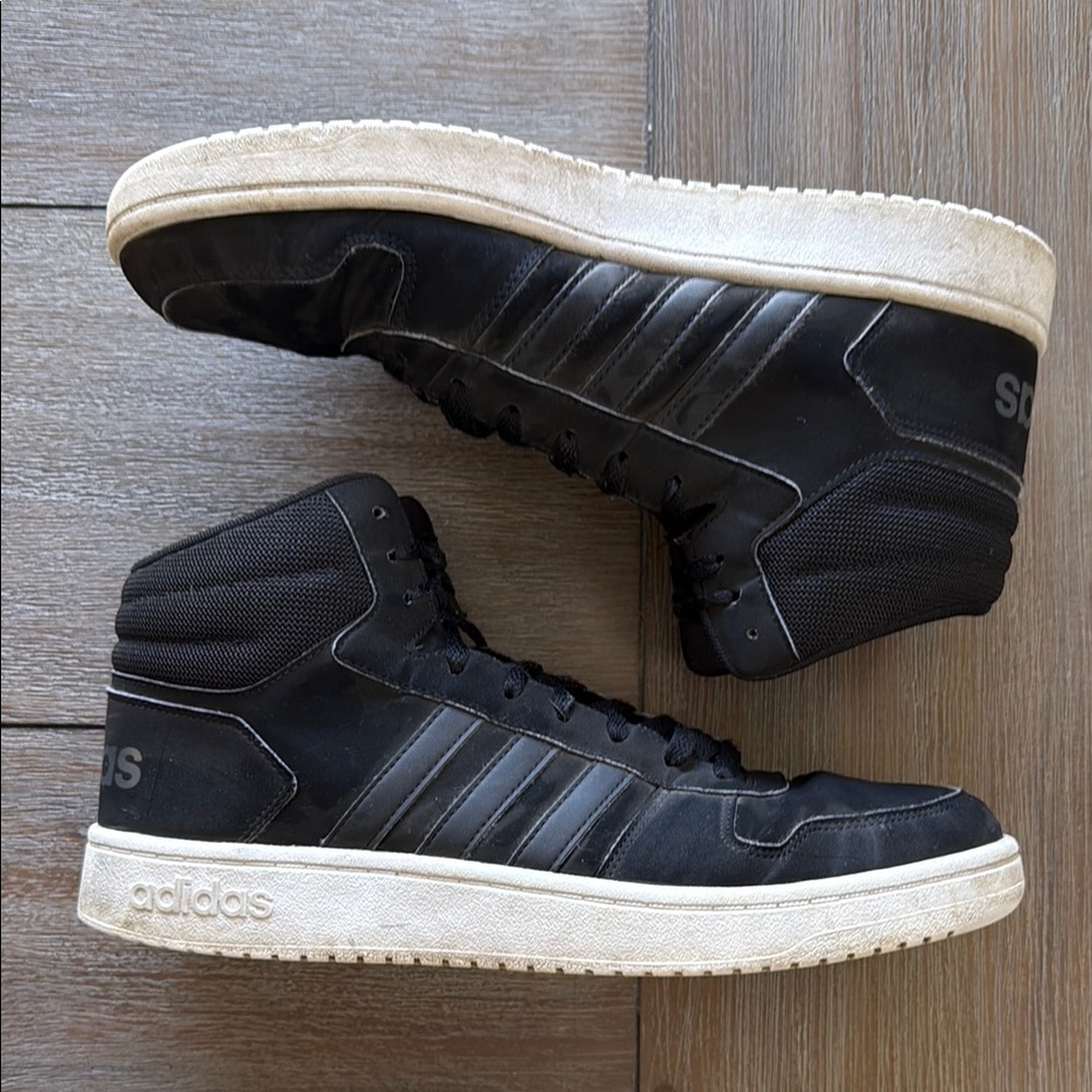 Adidas Men's Black Mid Sneakers Men’s 12